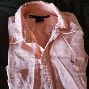 Ralph Lauren peach oxford